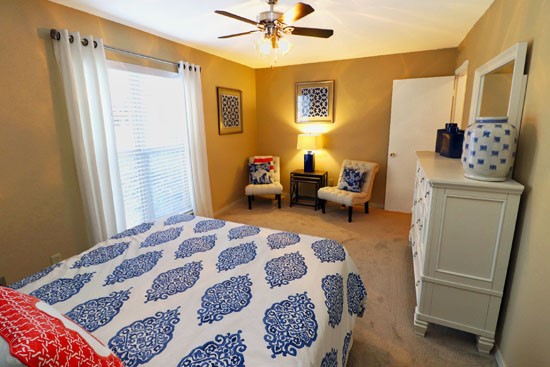 Aspen model apartment - Bedroom