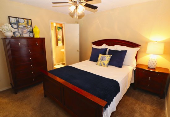 Aspen model apartment bed