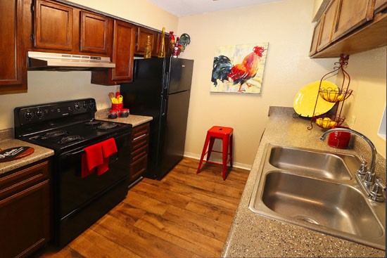 Aspen shreveport  Apartments beautiful model kitchen with lots of counter space