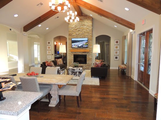 Boulders Apartments Clubhouse interior