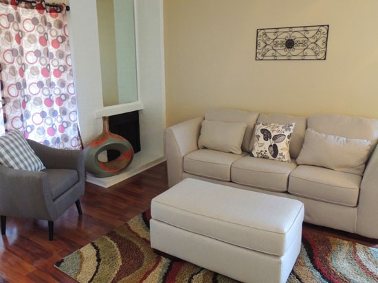 Chimney Hill Room Divider In Beautiful Model Living Room In Shreveport