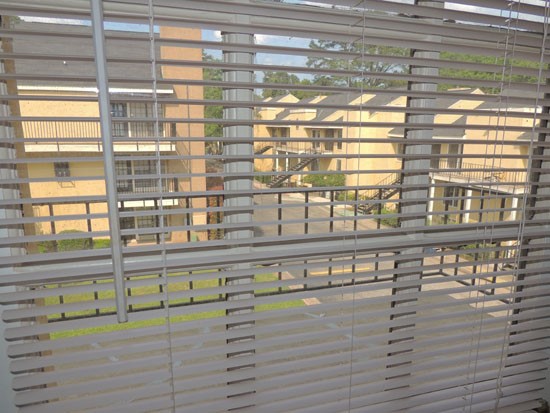 Chimney Hill Apartments Look Onto Balcony From Backdoor Inside Apartment, Second Floor Patio