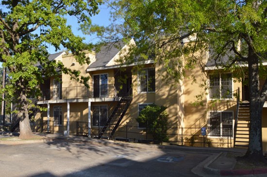Chimney Hill Apartment Exterior Of Front Apartment Buildings With Stairs Leading up To Other Floors
