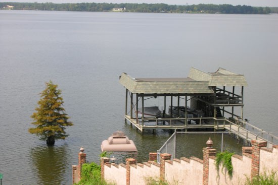 Chimney Hill Closer Look to Boat Docking Area, Can fit Multiple Boats with Overhead Shelter