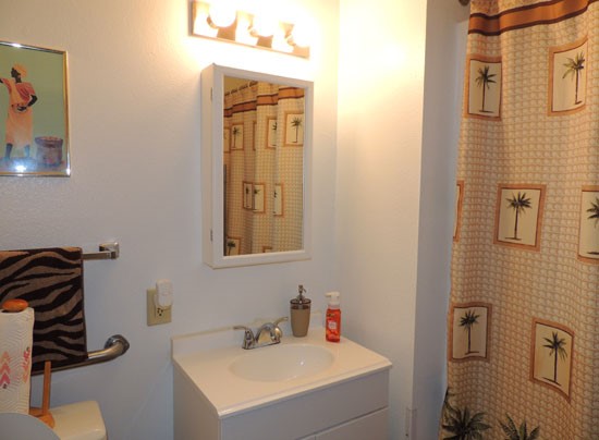 Heritage Village interior of beautiful model bathroom inside apartment