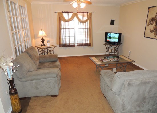 Kingston Village Apartments big open model living room with tons of space