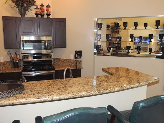 La Crosse Apartments huge kitchen with bar area, all kitchen appliances