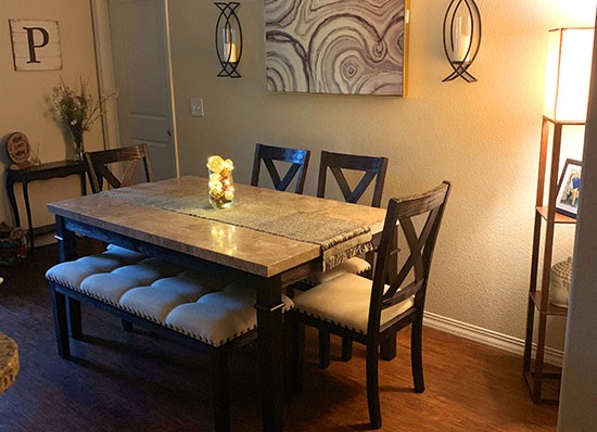 LeRivage-Apartments-Model-Dining-Room