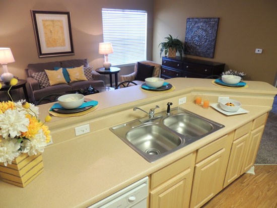Lexington-Place-Apartment-in-Bossier-model-kitchen-sink
