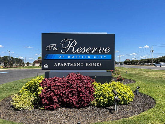Reserve of Bossier City Front Sign