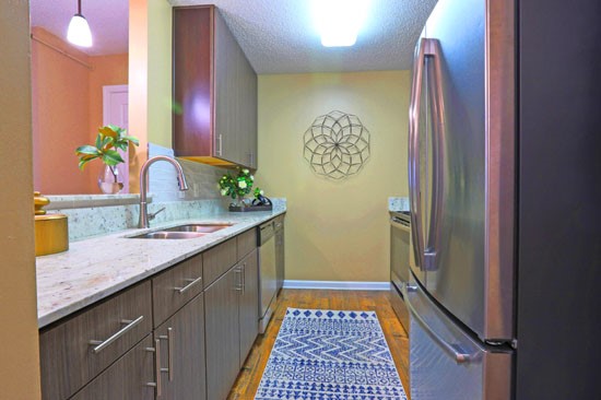 Reserve at Bossier City Apartments redesigned kitchen