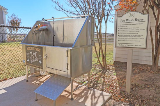 Reserve at Bossier City Apartments dog pet wash
