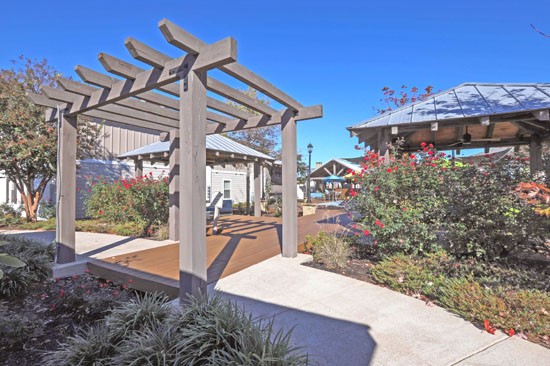 Reserve of Bossier Apartments pool gazebo updated