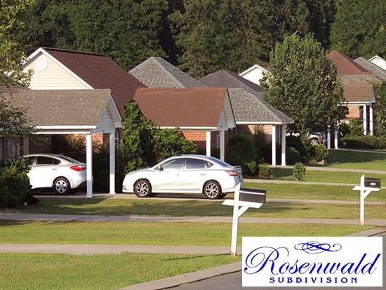 Rosenwald Subdivision - streetscape