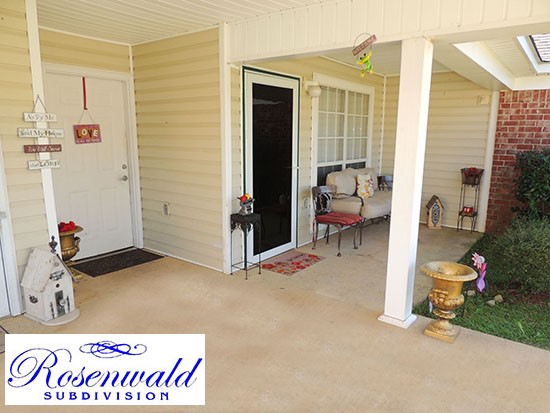 Rosenwald Subdivision - Model-Patio