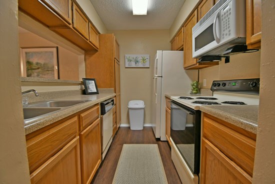 Sommerset Apartments Model kitchen Galley