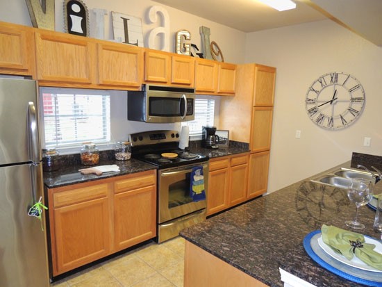 Villaggio Apartments Model Kitchen Bar