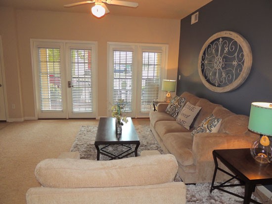 Villaggio Apartments Model Living Room