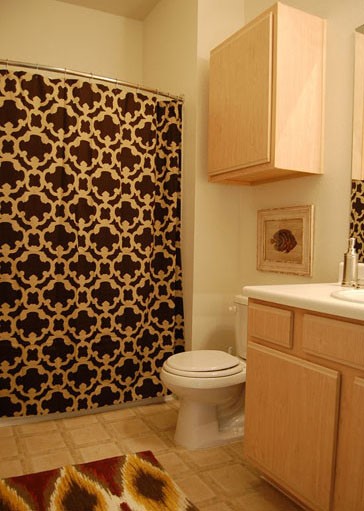 Westlake big model master bathroom with lots of room and storage